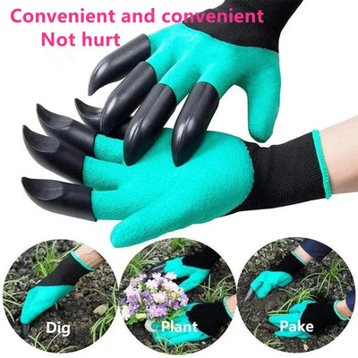 Garden Digging Gloves with Claws