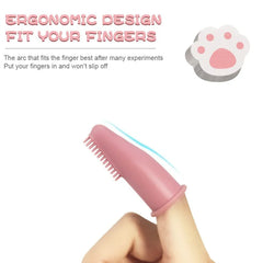 Silicone Pet Finger Toothbrush